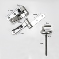 Fanmitrk Stainless Steel Durable Toilet Lid Hinge BXG01