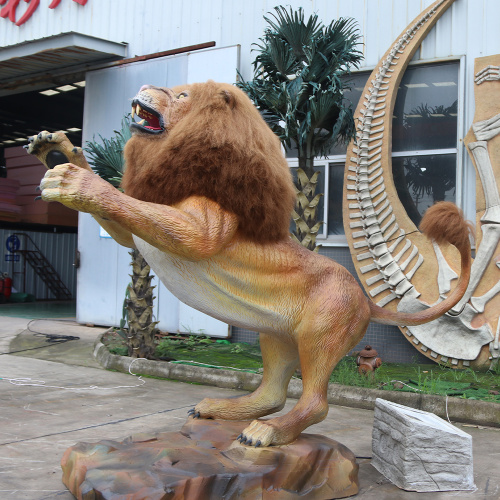 Realistic animatronic lion for sale