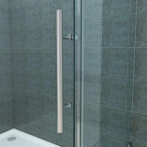 SALLY Frameless Sliding Shower Door Side Panel Enclosure