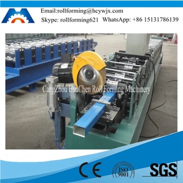 Galvanized Steel Sheet Square Downspout Pipe Making Machine From Huachen