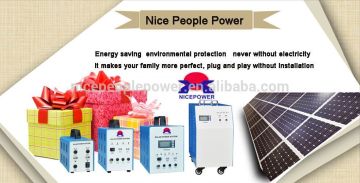 20W Mini solar home lighting system / portable DC solar kits for sale