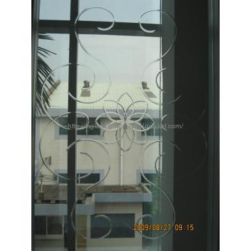 Grooved Glass CNC Customers\' Pattern Carved 2-6mm CE/RoHS approvals