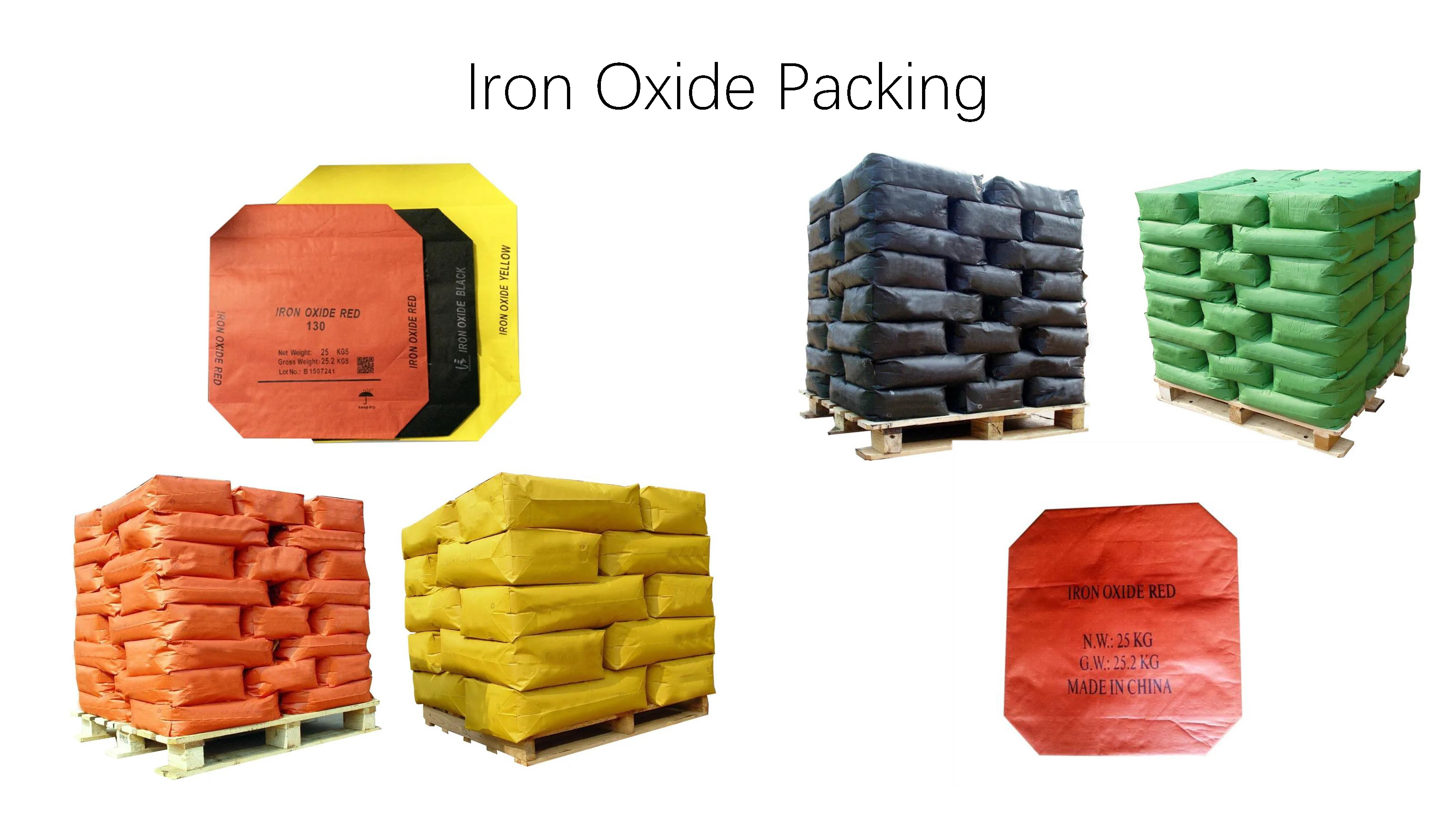 Iron Oxide Red 130 and Yellow 313