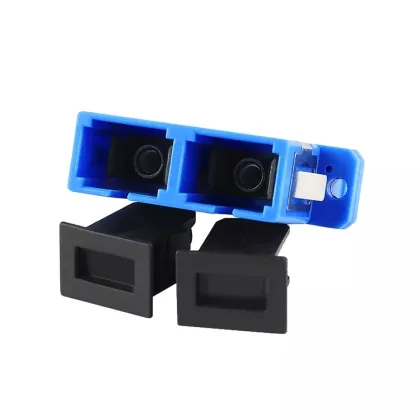 Sc-sc duplex fiber adapter