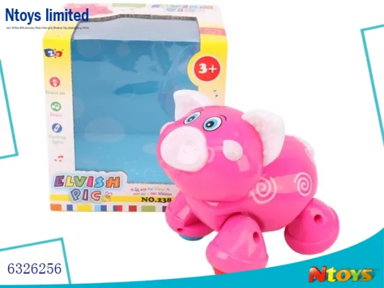 6326256 GOOD SALE FUNNY MUSICAL ANIMAL PIG 2COLOUR
