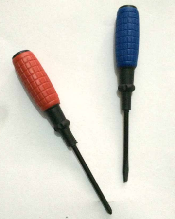 Double color grenades handle straight screwdriver phillips screwdriver