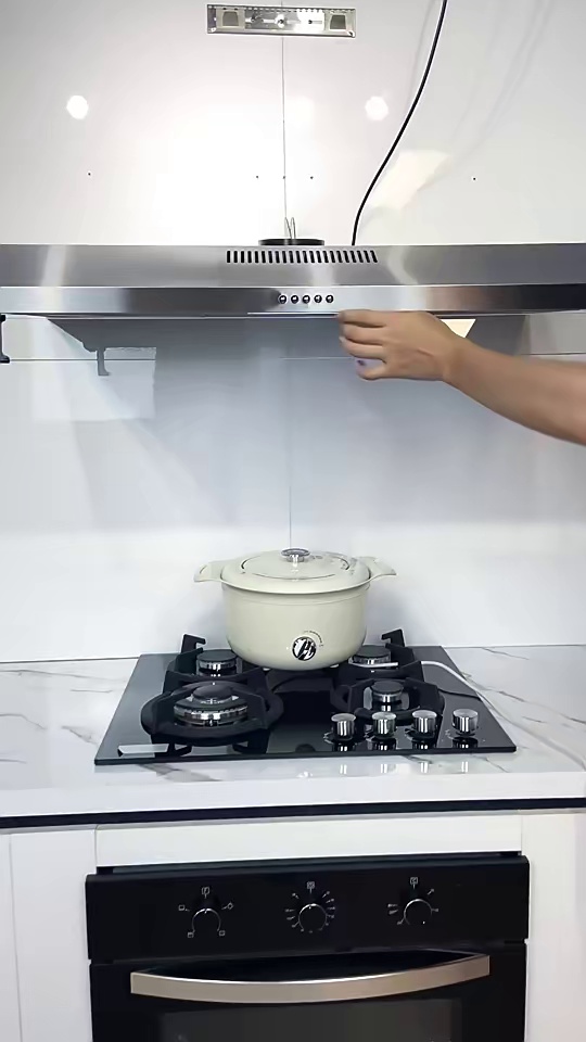 High Quality 60/90cm Stainless Steel Touch Control Cooker Hood Kitchen Slim Under Cabinet Range Hood Exhaust Hood