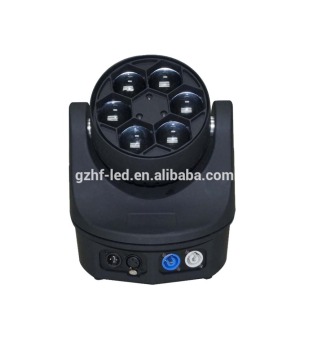 New Design Hot Selling 6PCS 15W RGBW 4in1Bee Eye LED Moving Head Beam
