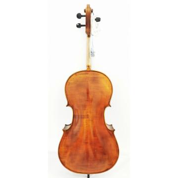 4/4 Solid Wood High Grade Nature Flamed Cello
