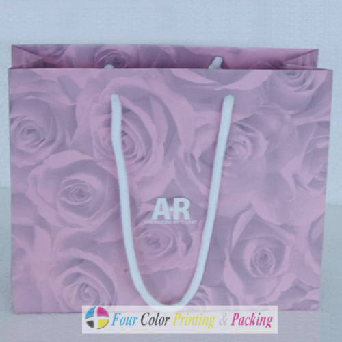 Pink Rose Paper Bag (FC-W-0094)