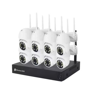 Tuya Wifi PTZ Dome Security Camera System 8CH 3MP Home Outdoor CCTV NVR Kit