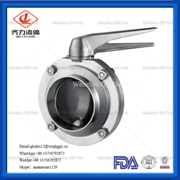 Stainless Steel Threaded Welding Butterfly Valve