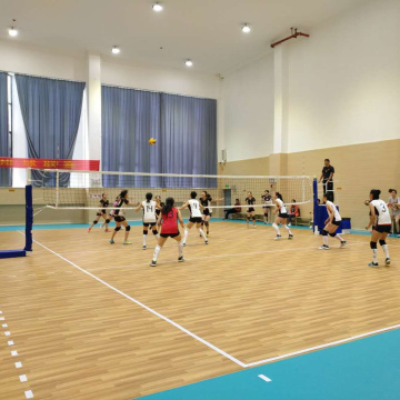 Pavimento in PVC per uso campo da pallavolo