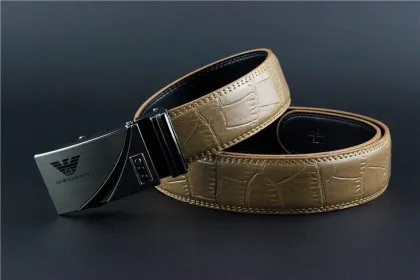 Brand AAA quality replica Armani real leather belt, original leather men's belts Armani, replica Armani lether belts wholesale a