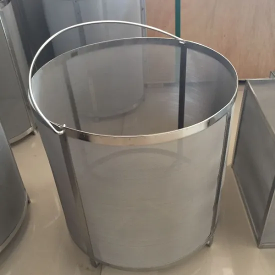 Customized Stainless Steel Beer Brewing Grain Basket with Bottom Feet