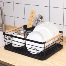 Single Tier Dish Rack With Cover