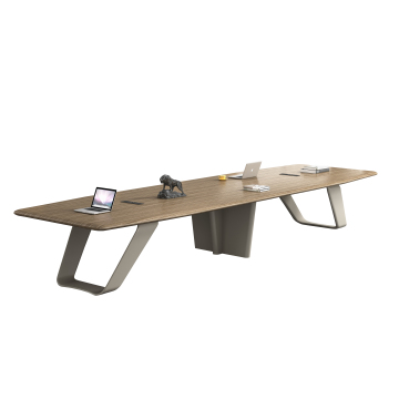 Luxury Rectangle Minimalist Conference Room Long Table