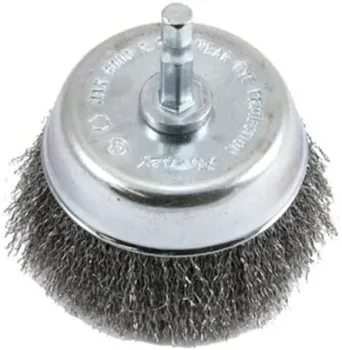 Mounted Cup Steel Wire Brushes for Deburring and Surface Cleaning