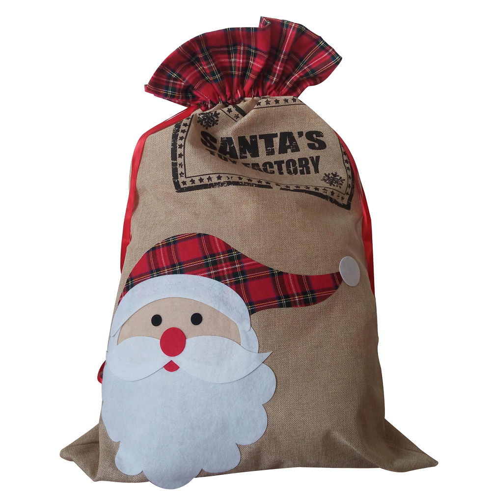 Large Christmas Burlap Sack