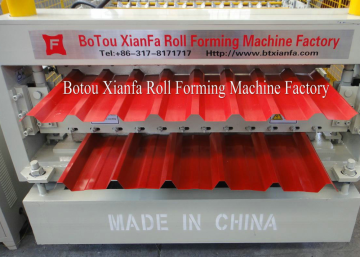 Double Layer Ppgi Roof Sheet Roll Forming Machine