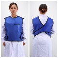 blue color xray protection short apron