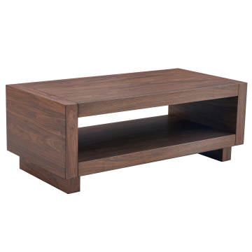 Modern Solid Wood Coffee Table with Storage