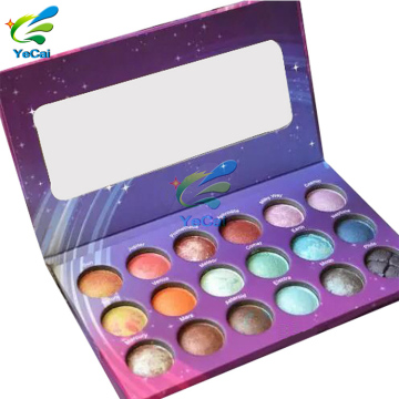 New model China wholesale cardboard makeup eyeshadow palette, eyeshadow palette packaging