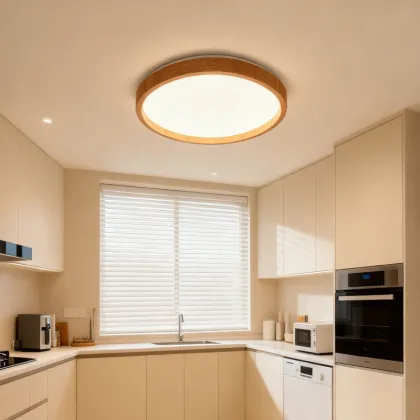 Ceiling light with eye protection