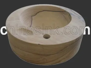 Sandstone Bathroom Countertop Sink