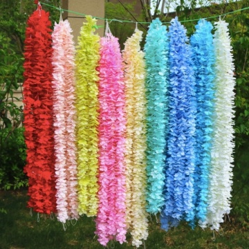 YAYUN J-1275 Full 1m Artificial Wisteria Flower Hanging Vines - Hot Sell