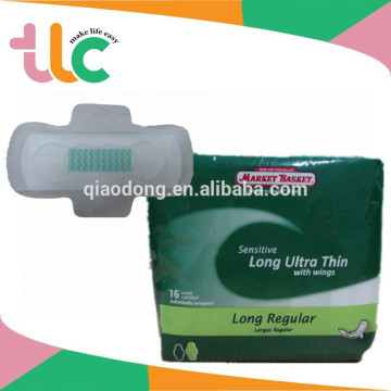 TLC Disposable Absorbent Ultrathin Breathable Winged Sanitary Napkin