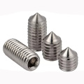 Stainless steel Hexagon socket set screws with cone point DIN914