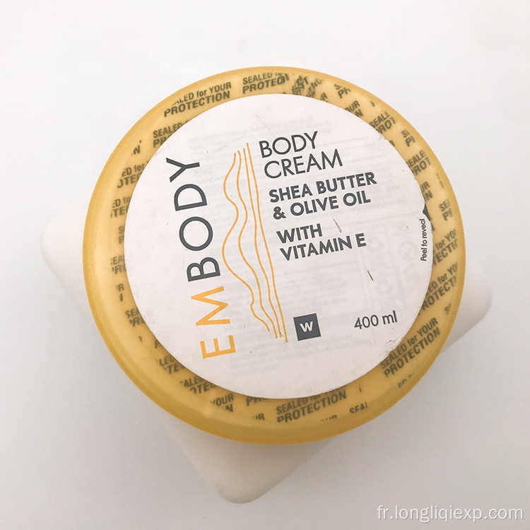 Crème de lotion blanchissante pour le corps en gros naturel 400 ml