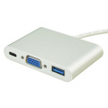 اكتب C إلى VGA / PD / USB3.0 شاحن USB