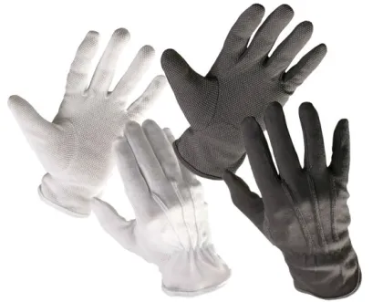 Car Driving Wear White Cotton hand Gloves