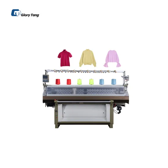 High Speed Multi-Function Flat Knitting Machine for Textile and Garment Manufacturing