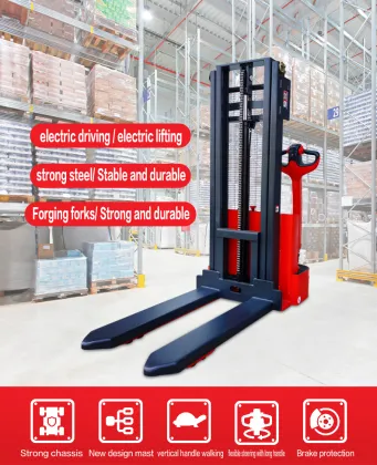 Wholesale High Quality Electric Pallet Stacker Linde 3m 1500kg