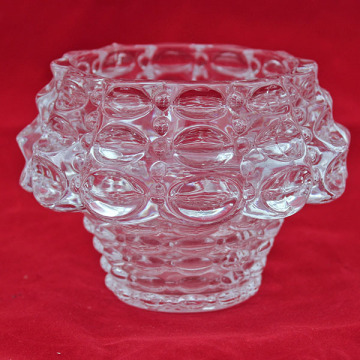wholesale hot sale home decration clear glass candle holder