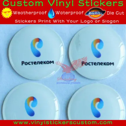 clear epoxy bubble sticker