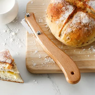 European Bread Cutter Set & Baking Tools: Flour Coil Mixer & More