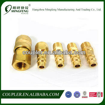 5pc Brass Quick high quality coupler
