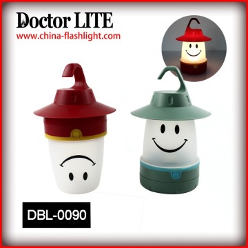 Smile Face Powerful Hand Lantern, LED Tent Light Lantern, 7 LED Mini Portable Camping Lantern