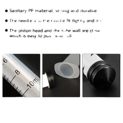 Custom Modern Style Screw Syringe for Insulin Injection: Musashi Air 500ml and 1ml Nipro Lip Gloss Luer Slip Syringes