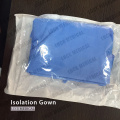 Одноразовый медицинский изолирующий халат SMS из нетканого материала