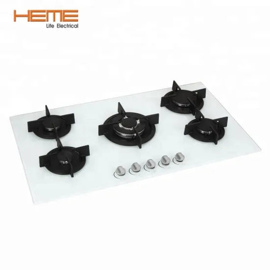 5 Burner European Gas Cooktop with 8mm Tempered Glass
