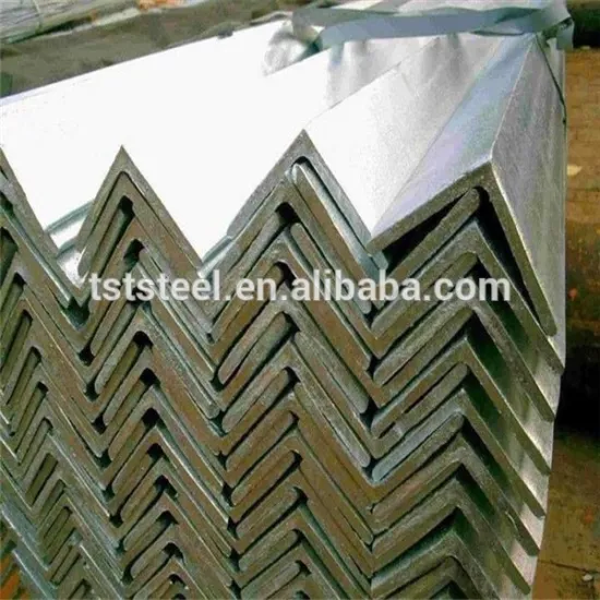 Cold rolled s235jrg sizes of Galvanized mild Angle Steel iron weight