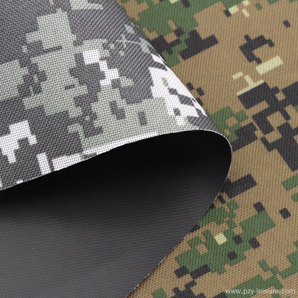 900D PVC-Coated Camouflage Printed Oxford Fabric