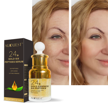 24K Gold Serum - Private Label Organic Smoothing Whitening Deep Hydrating Anti-Aging Face Cream