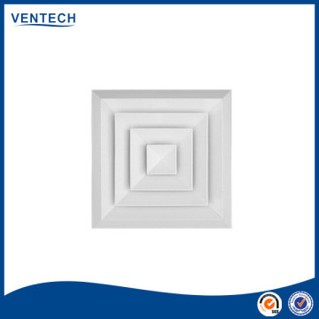 4-way square ceiling diffuser Fresh air diffuser