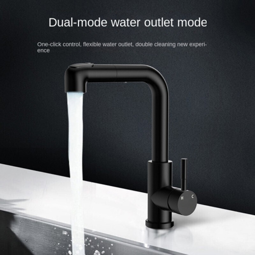 Single Hole 304 Stainless-Steel Sink Kitchen Faucet